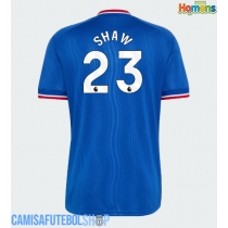 Camisa de time de futebol Manchester United Luke Shaw #23 Replicas 2º Equipamento 2026-27 Manga Curta